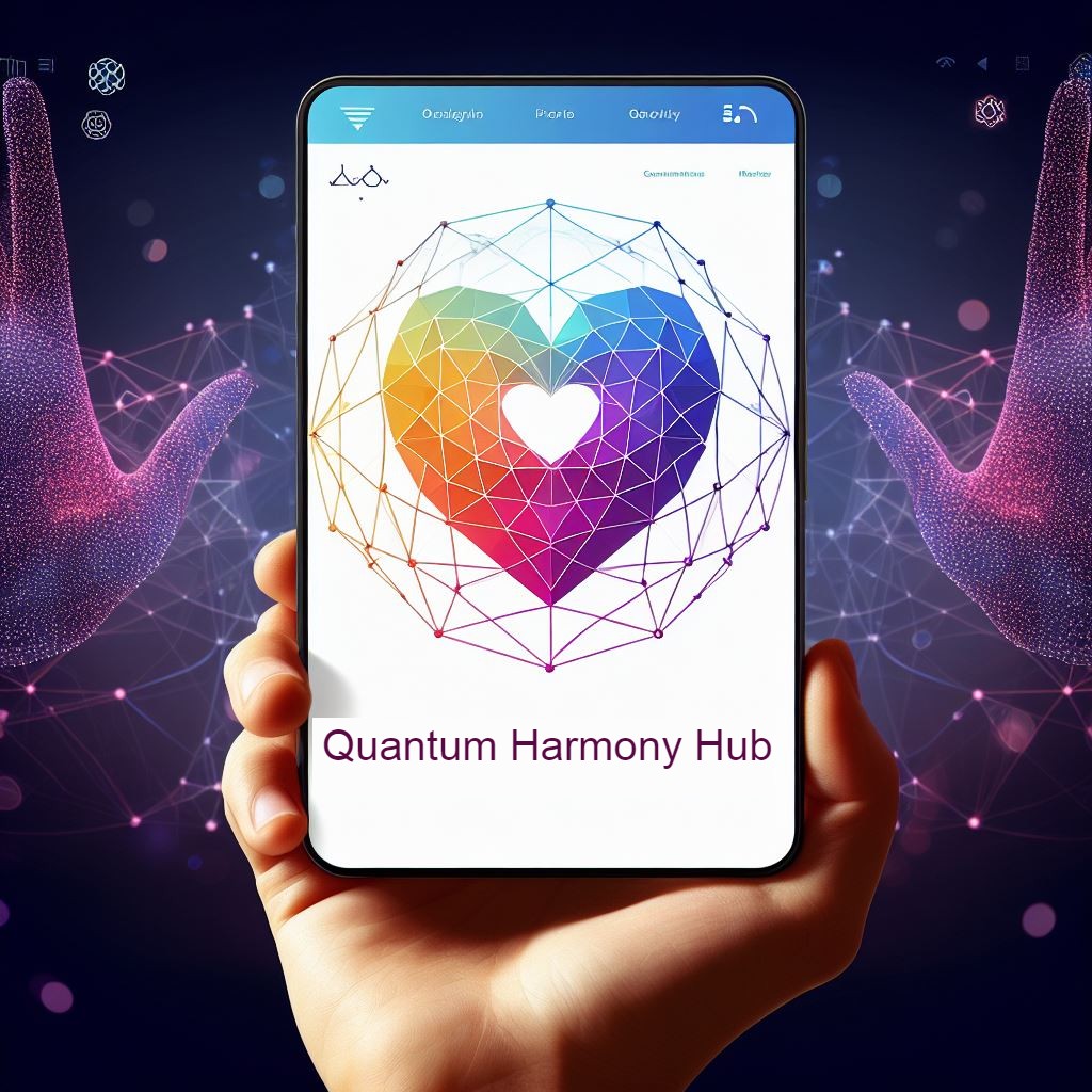 Logotipo Quantum Harmony Hub